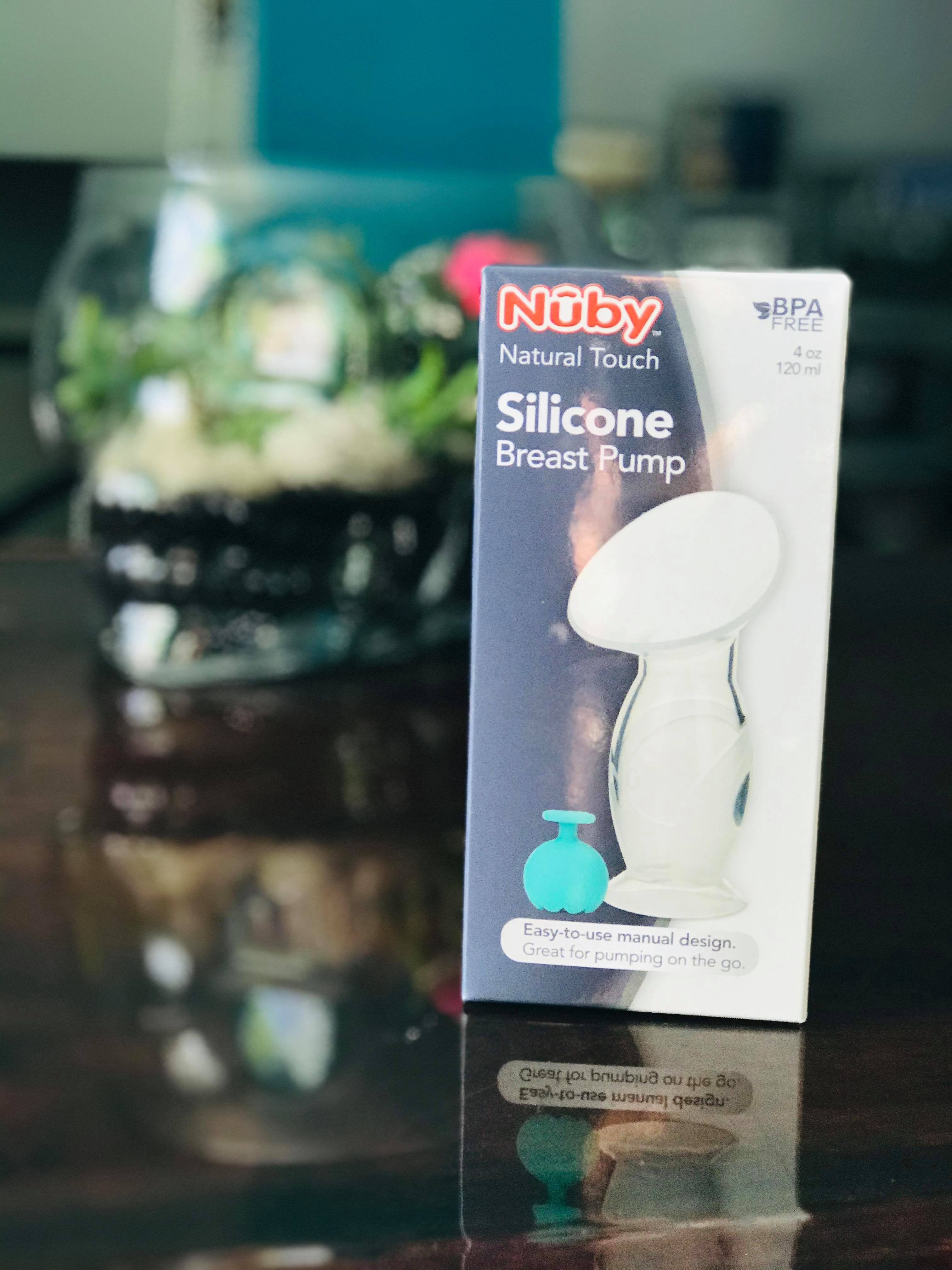 Nuby Silicone Breast Pump Review and Giveaway!